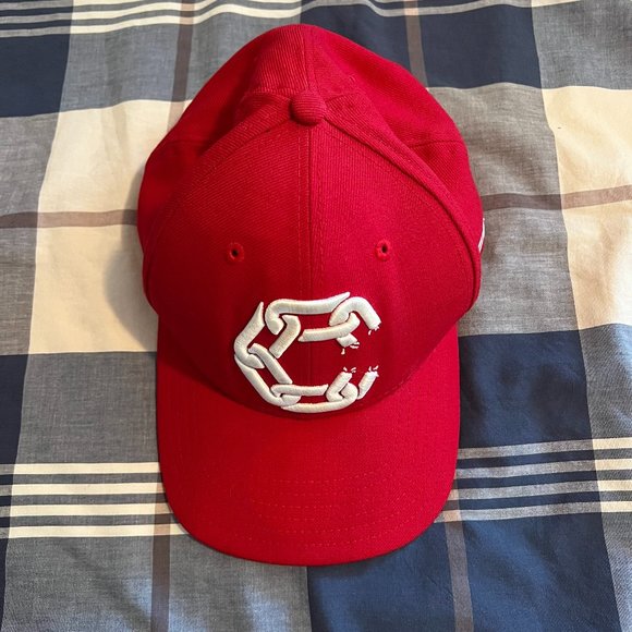 Crooks and Castles Red Snapback One Size Fits Most - Picture 1 of 5